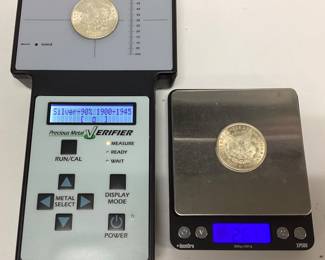 2) 1921 P Morgan silver dollar Philadelphia mint silver coin