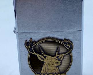 Bucks Zippo Lighter Deer medallion vintage lighter