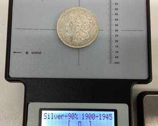 1921 D Morgan silver dollar Denver mint silver coin