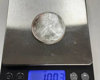  1995 Silver Eagle coin .999 silver