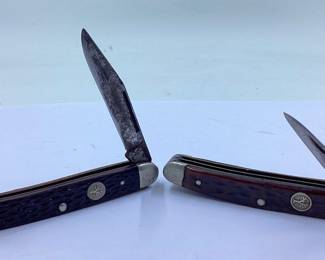 2) Boker pocket knives Texas toothpick style