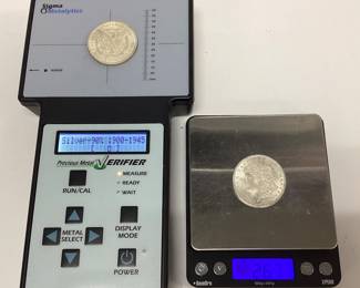 2) 1921 P Morgan silver dollar Philadelphia mint silver coin