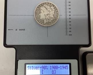 1880 P Morgan silver dollar Philadelphia mint silver coin