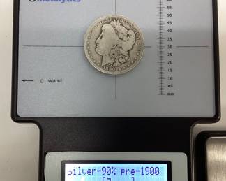 1890 O Morgan silver dollar New Orleans mint silver coin