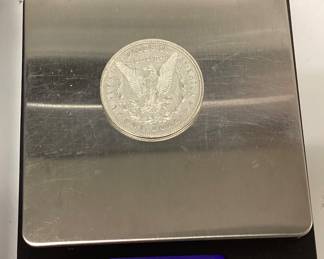 1921 D Morgan silver dollar Denver mint silver coin