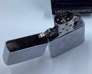 NRA satin Zippo vintage lighter