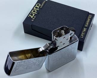 Fishing Joe camel Zippo Etched joe camel fishing vintage lighter