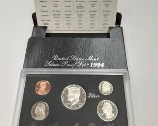 1994 US mint silver proof set