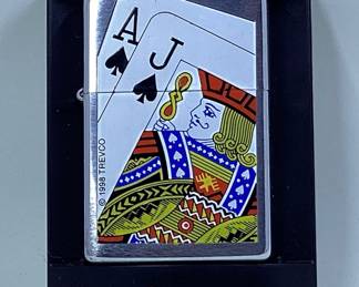 Ace, Jack of Spades Zippo Vinatge lighter