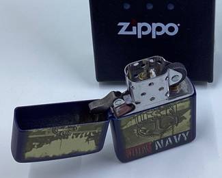 US Navy Zippo Lighter Navy recruiting Zippo vintage lighter