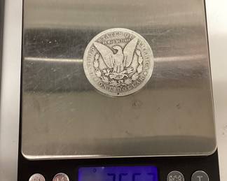 1890 O Morgan silver dollar New Orleans mint silver coin