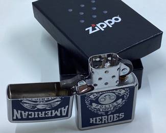 Police ed. Zippo lighter American Heroes American police dept Zippo vintage lighter