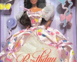 Birthday Barbie in box never opened 1996