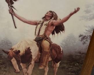 Chuck Ren style painting