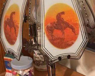 Native American table lamp