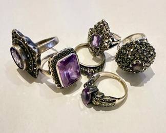 Assorted Sterling Rings