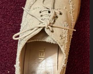 Pair of Chanel Espadrilles