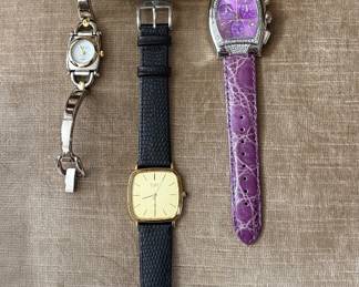 Gucci, Technomarine with diamonds, etc