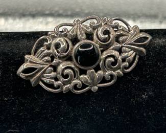 Silver brooch