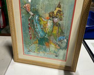 colorful Asian clown