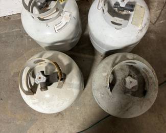 Full propane tanks