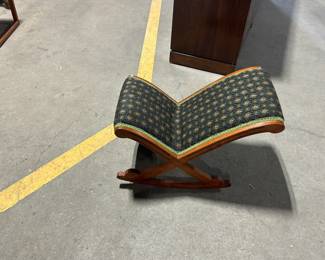 upholstered kid rocker