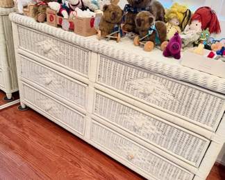 wicker dresser