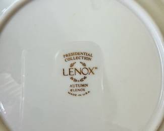 Lenox Presidential Autumn Dishes