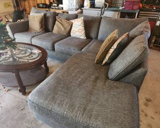 Gray sectional 