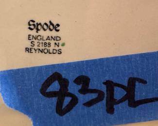 Spode "Reynolds" Porcelain China (84pc)