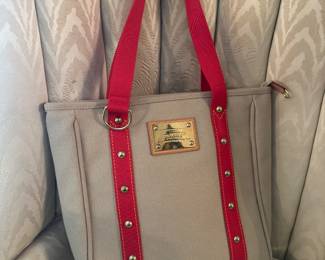 Louis Vuitton Antigua Cabas MM canvas tote bag (SP0045)