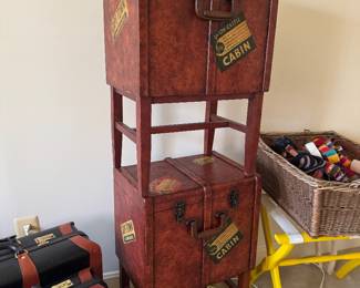 Dr. Livingstone I Presume Open Top Side Tables (2 Available)