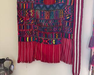 Vintage Guatemalan Hand-Woven Huipil