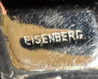 Sterling Silver Necklace with Eisenberg Swarovski Crystal Pendant