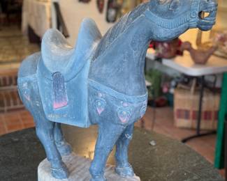 Chinese Tang Dynasty Inspired Terracotta Horse