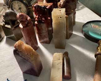 Collection of Chinese Soapstone Seals