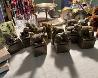 Collection of Chinese Soapstone Seals