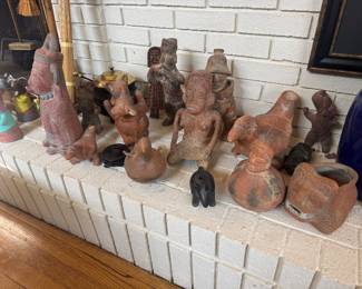 Large Collection of "Pre-Columbian" Figurines / Statues