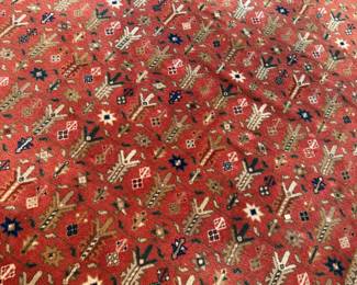 Hand-woven Turkish Oushak Wool Rug (136"L x 99"W)