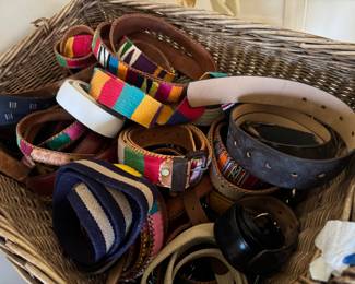 Large Collection of Women's Belts & Accessories