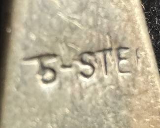 Sterling Silver & Turquoise with Coral Cross Pendant