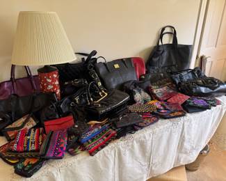 Large Collection of Women's Handbags, Purses, Wallets & Accessories