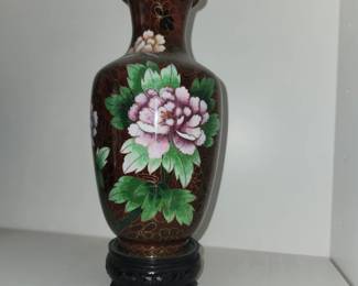 Japanese Ginbari Cloisonne Vase