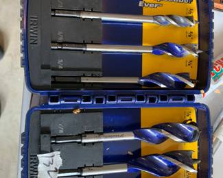 #132	Irwin Speed Bore drill bit set	 $35.00 			