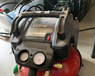 #116	Porter Cable 350 psi pancake compressor	 $55.00 			