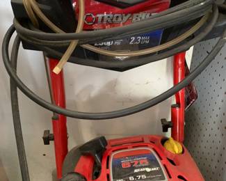 #66	Troybilt Pressure Washer 	 $140.00 			