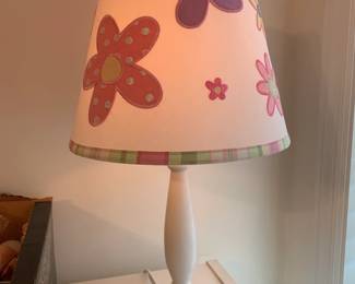 #42	18" flower lamp	 $20.00 			
