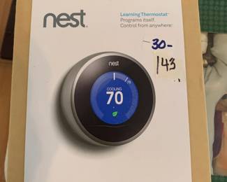 #143	Nest Learning Thermometer NIB	 $30.00 			
