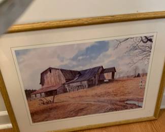 #148	Barn print 30x24"	 $20.00 			