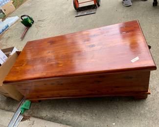 #129	Cedar chest 40x19x15"	 $50.00 			